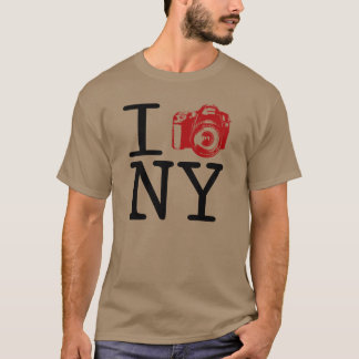 Camiseta Eu came New York/mim disparo no t-shirt da