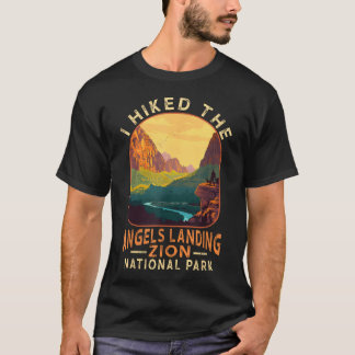 Camiseta Eu Caminhei Até o Angels Landing Zion National Par