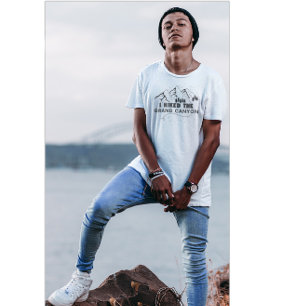 Camiseta eu caminhei no Grand Canyon engraçado caminhando