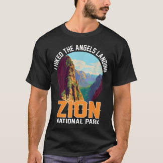 Camiseta Eu Caminhei pelo Angels Landing Zion National Park