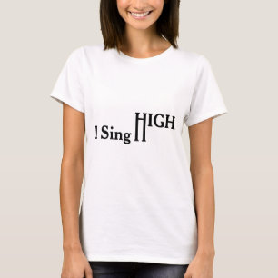 Camiseta Eu canto altamente
