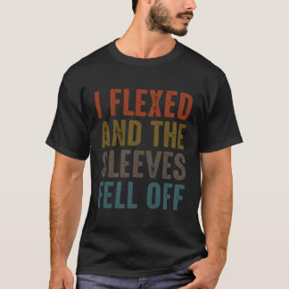 Camiseta Eu Capas Flexas Caiu Engraçada De Peso Do Construt