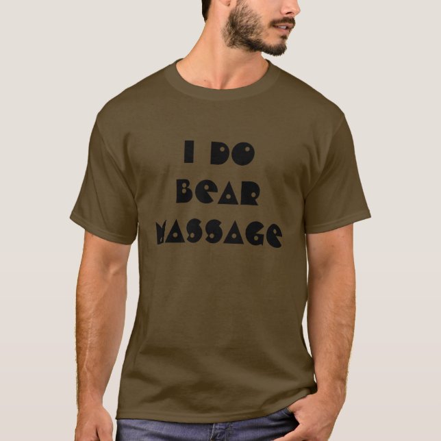 Camiseta Eu carrego a massagem (Frente)