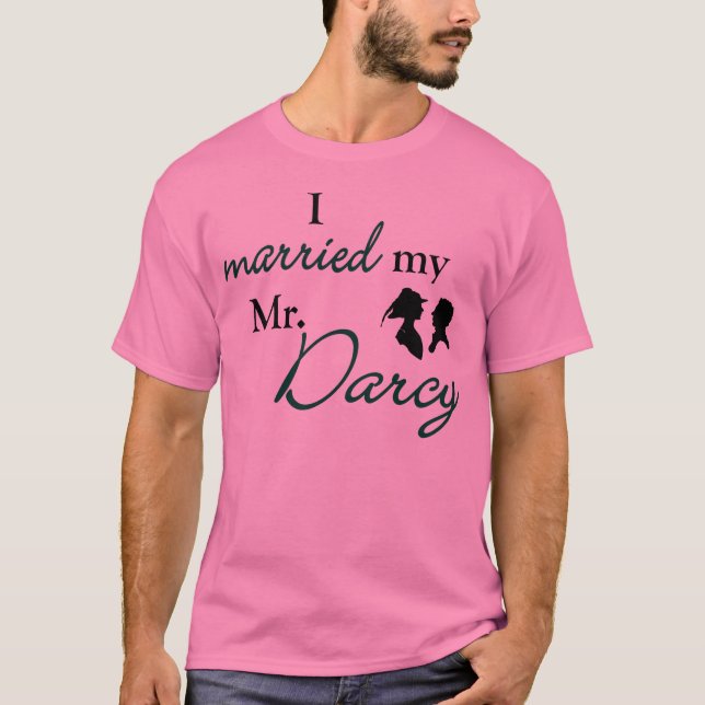 Camiseta Eu casei o Sr. Darcy (Frente)