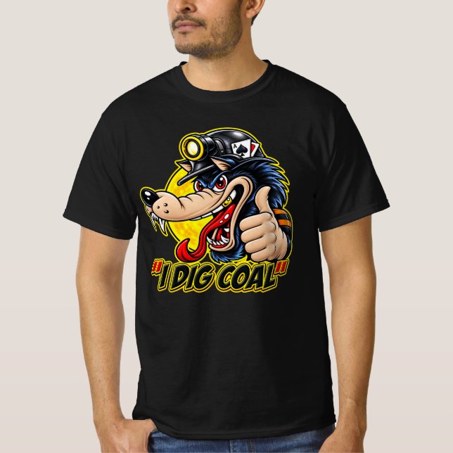 CAMISETA EU CAVO CARVÃO (Frente)