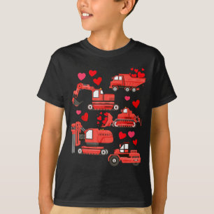 Camiseta Eu Cavoco Você Caminhões de Construção Dia dos Nam