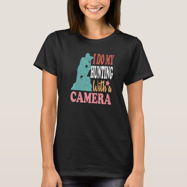 Camiseta Eu Cego Com Uma Câmera (Frente)