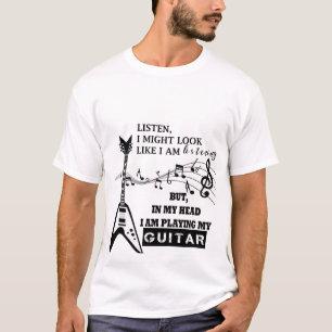 Camiseta Eu certamente preciso de todas essas guitarras