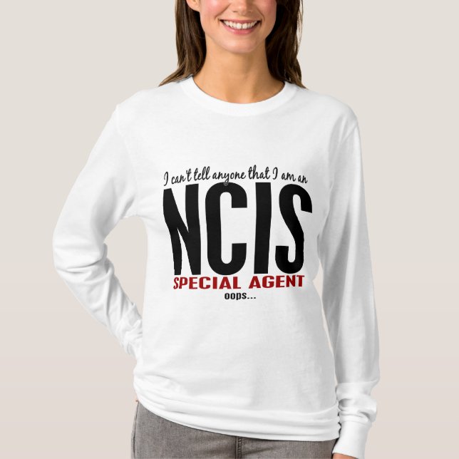 Camiseta Eu chanfro digo a qualquer um o agente de NCIS (Frente)