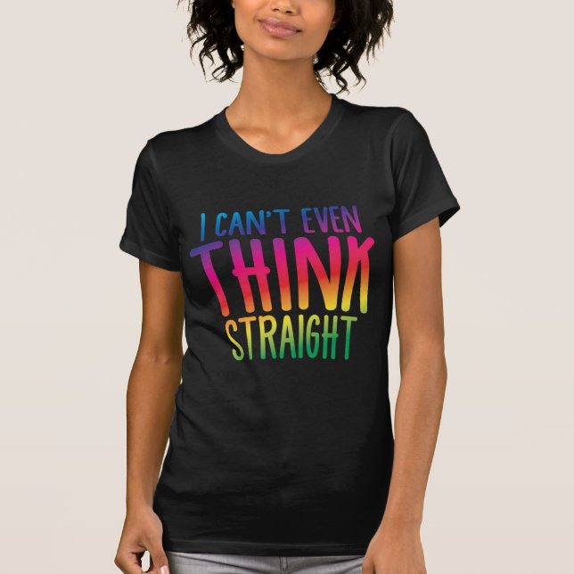 Camiseta eu chanfro penso mesmo o hetero (Frente)