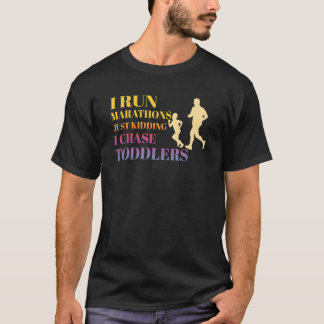 Camiseta Eu Chase Toddlers Infantis Professores Correm Uma 
