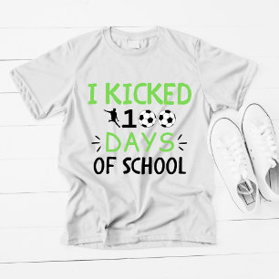 Camiseta Eu cheguei a 100 dias de crianças divertidas na es