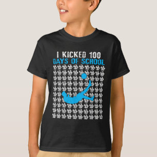 Camiseta Eu Cheguei A 100 Dias De Futebol Escolar 100º Dia 