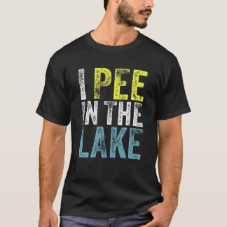 Camiseta Eu Choro No Lago Engraçado Férias De Verão Camp En