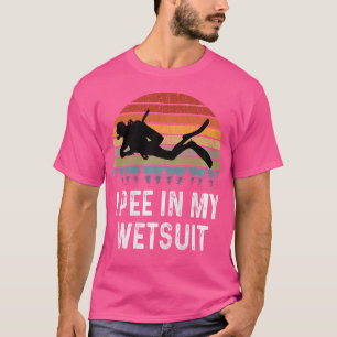 Camiseta Eu Choro No Meu Fato De Wetket Engraçado Scuba Mer