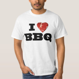 Camiseta Eu CHURRASCO Cardíaco, Cabeço De Coração Engraçado