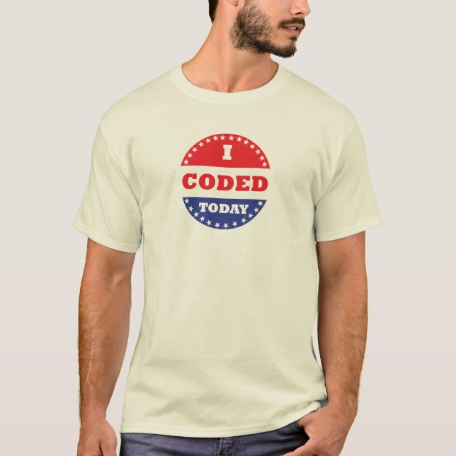 Camiseta Eu Codificei Hoje (Frente)