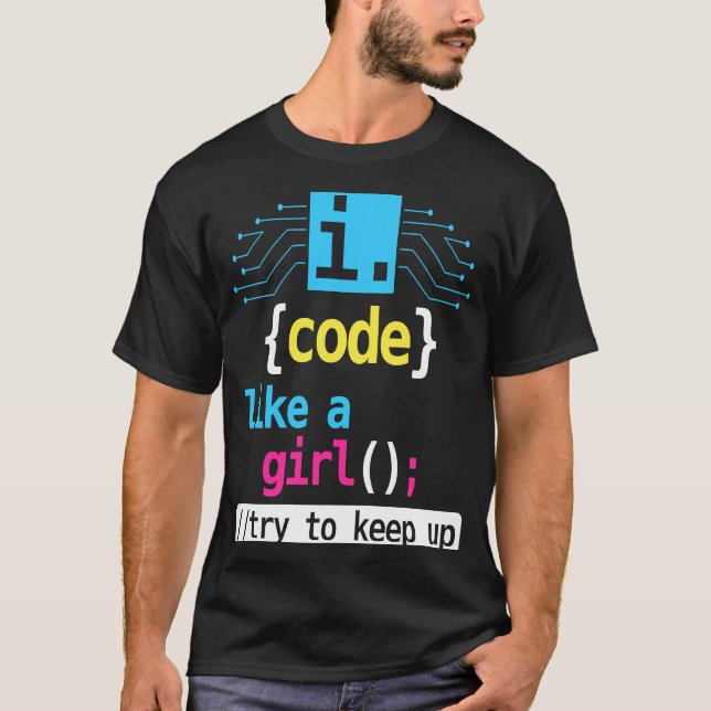 Camiseta Eu Codirijo Como Uma Garota Tentando Continuar Cod (Frente)