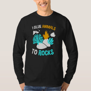 Camiseta Eu Colo Animais A Rochas - Tanque De Peixe Ou Guar