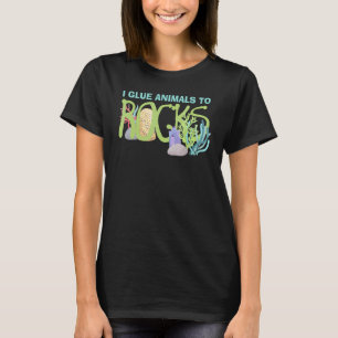 Camiseta Eu Colo Epóxi em Animais nas Rochas Aquário Aquari