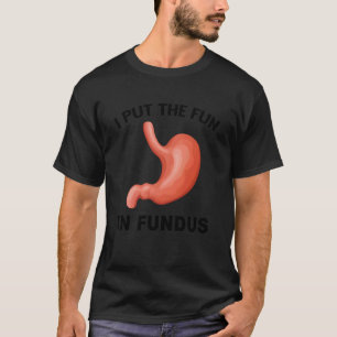 Camiseta Eu Coloco Diversão no Fundo do Estômago Anatomia H