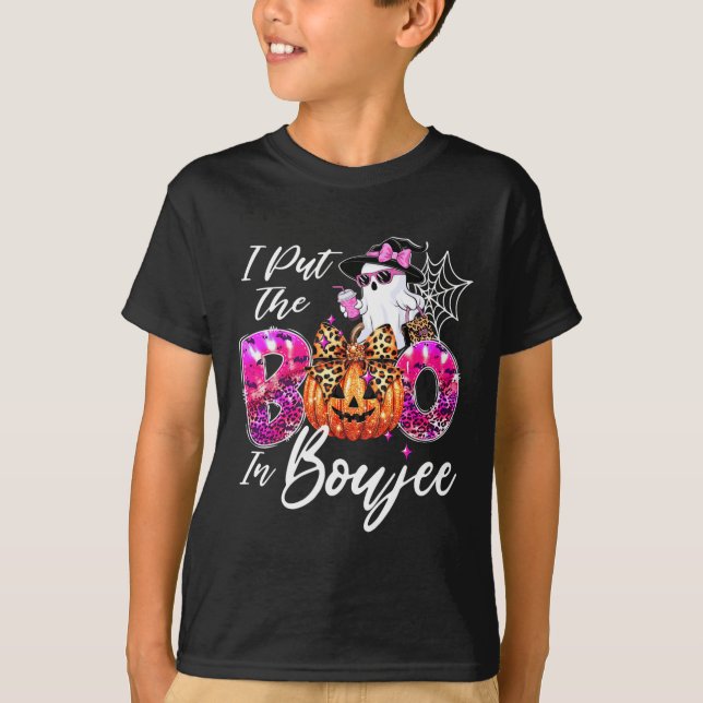 Camiseta Eu Coloquei A Boca Em Boujee Cute Leopard Boujie G (Frente)