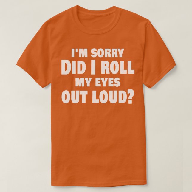 Camiseta Eu coloquei meus olhos em voz alta, presente sarcá (Frente do Design)