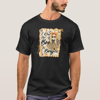 Camiseta Eu Coloquei o Boo em Bow Boujie de Renda Coquette 