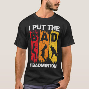 Camiseta Eu Coloquei O Mau Em Badminton 5