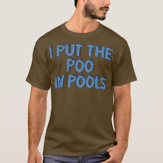 CAMISETA EU COLOQUEI O POO NAS PISCINAS