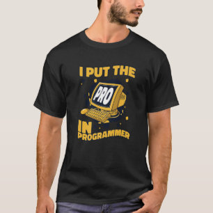 Camiseta Eu Coloquei O Pro No Programmer Cheio Stack Softwa