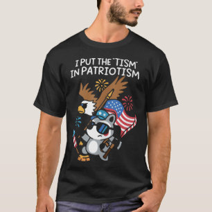 Camiseta Eu Coloquei O Tismo No Patriotismo Tanque De Águia