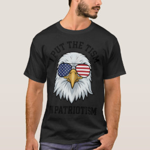 Camiseta Eu Coloquei o Tismo no Retro Águia Patriotismo Ban