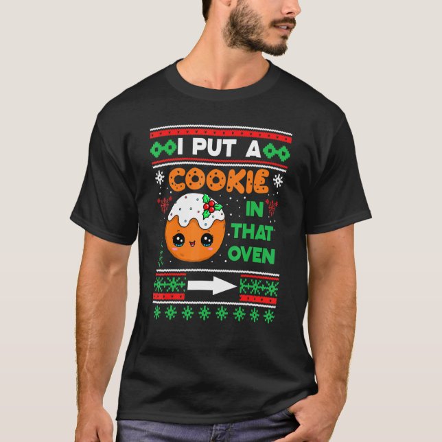 Camiseta Eu Coloquei Um Biscoito Naqueles Criadores De Forn (Frente)