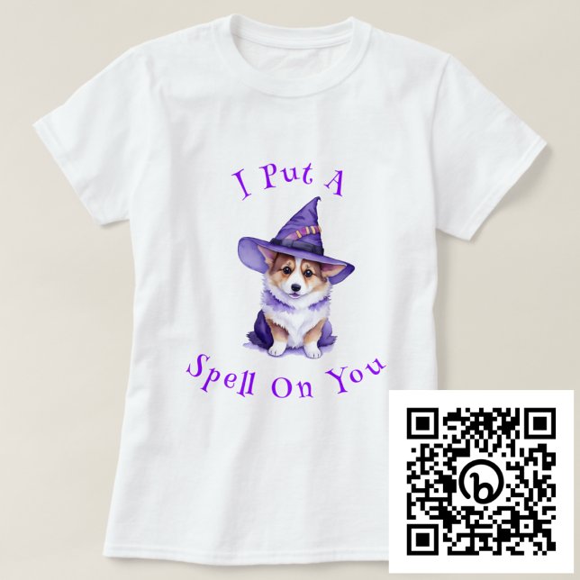Camiseta Eu Coloquei Um Espelho Em Você, Bruxa De Corgi (Criador carregado)