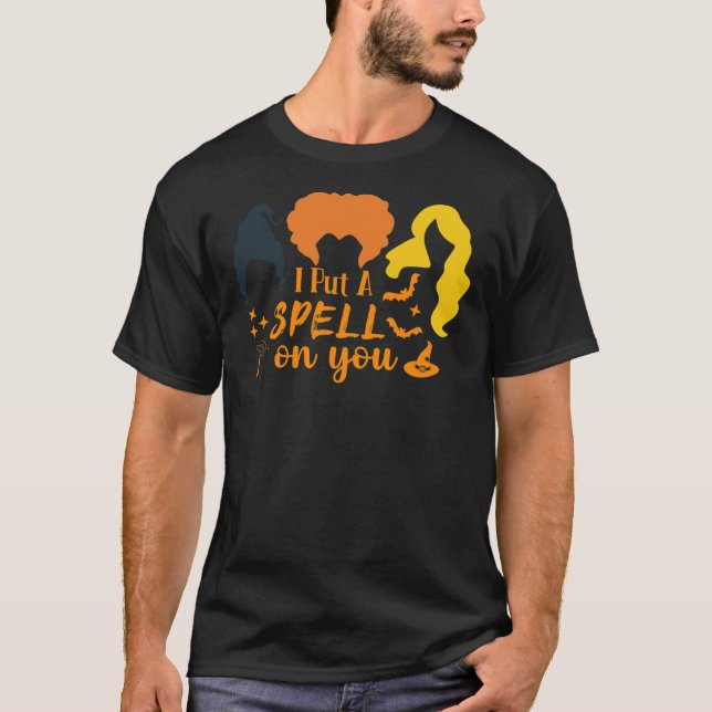 Camiseta Eu Coloquei Um Espelho Em Você Dia de as Bruxas en (Frente)