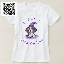 Camiseta Eu Coloquei Um Spelle Em Você, Bruxa De Beagle
