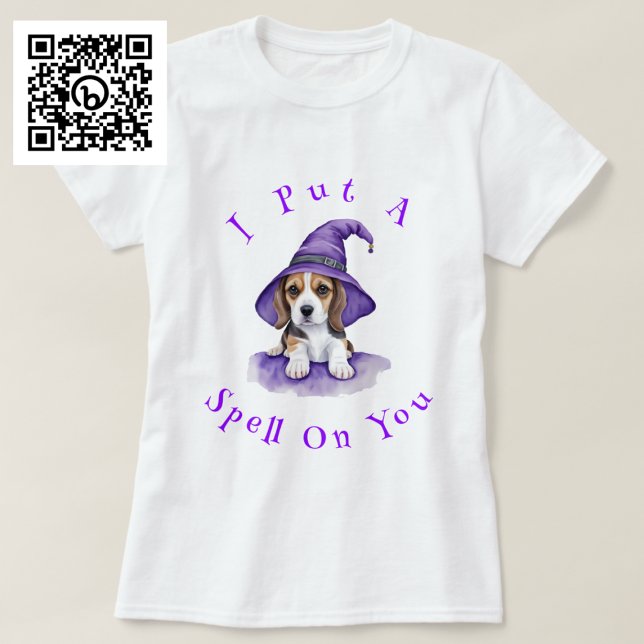 Camiseta Eu Coloquei Um Spelle Em Você, Bruxa De Beagle (Criador carregado)