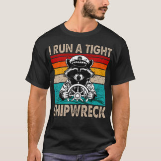 Camiseta Eu Comando Um Navio Encalhado Capitão De Barco Gua