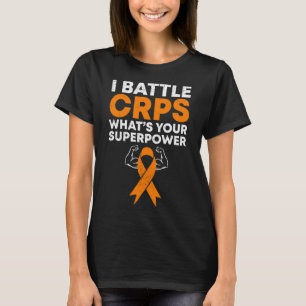 Camiseta Eu Combato Crps Sensibilização Laranja Fita Guerre