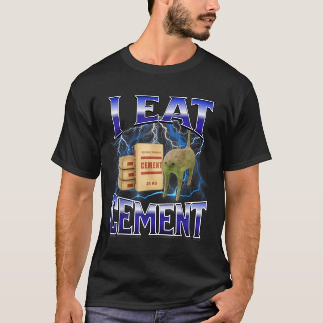 Camiseta Eu Comi Cimento Engraçado Memória De Gato Na Inter (Frente)