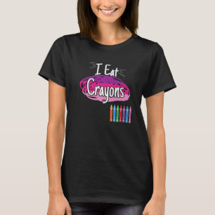 Camiseta Eu Comi Crayons Crayon