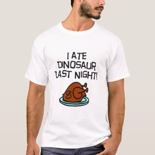 Camiseta Eu comi o dinossauro