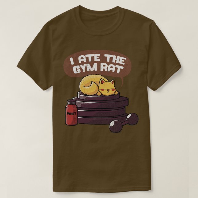 Camiseta Eu comi o rato de ginástica de Tobe Fonseca (Frente do Design)