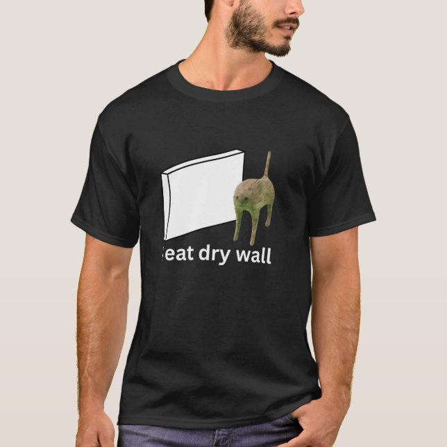 Camiseta Eu Comi Parede Seca Engraçada Nojenta Memória De G (Frente)