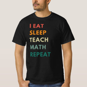 Camiseta Eu Comi Repetições De Matemática Do Sono Engraça