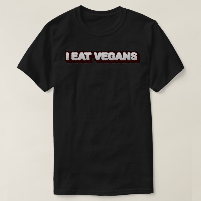 Camiseta Eu Comi Vegans (Frente do Design)