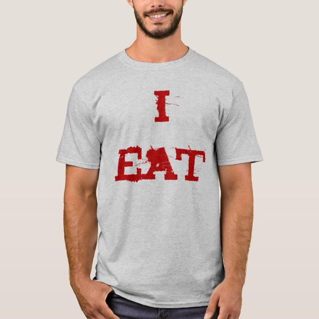 Camiseta Eu como a torta humilde (Frente)