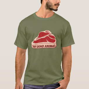 Camiseta Eu como animais inoperantes