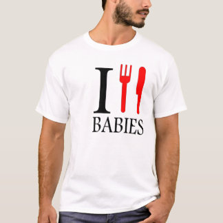 Camiseta Eu como bebês